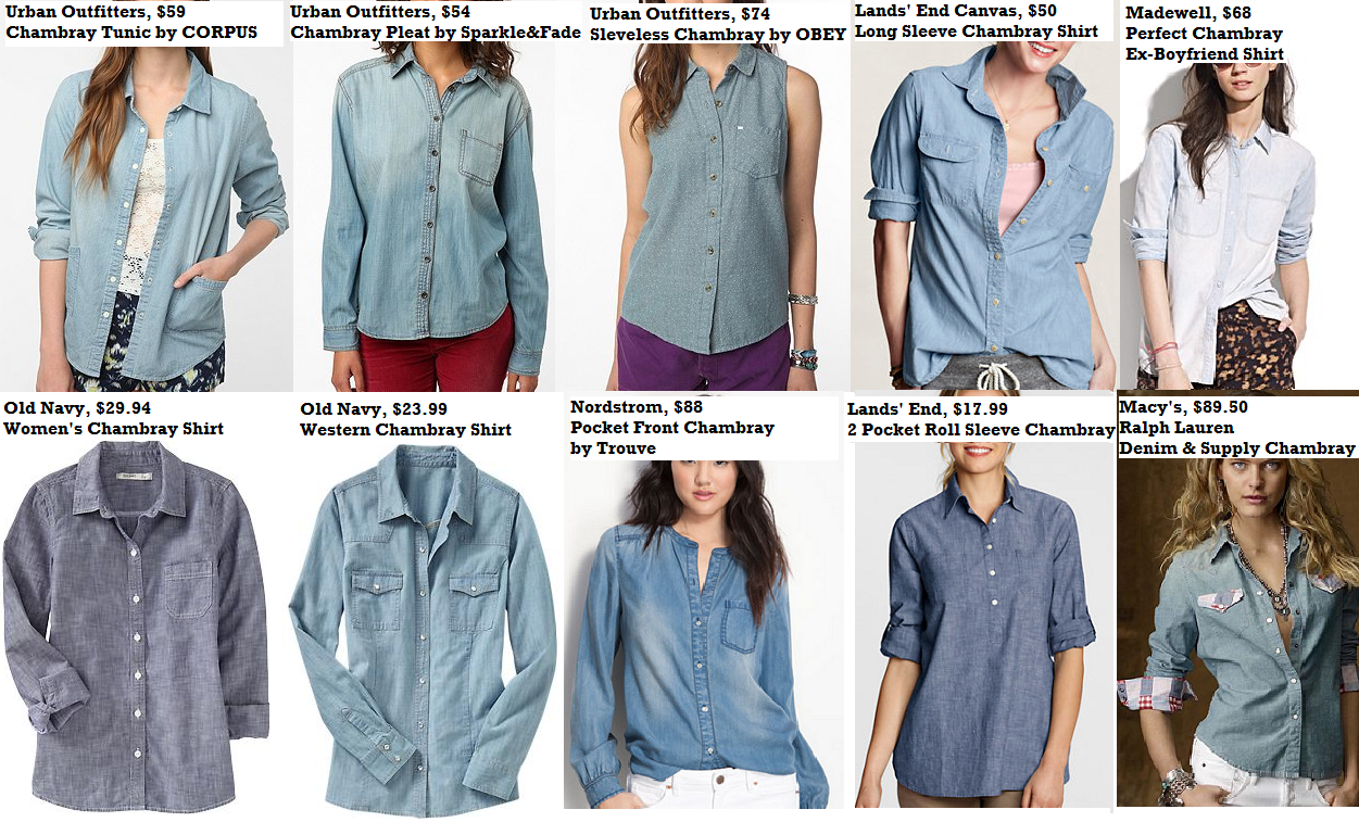 Haute on the Spot: Style: Chic in Chambray for $18-90