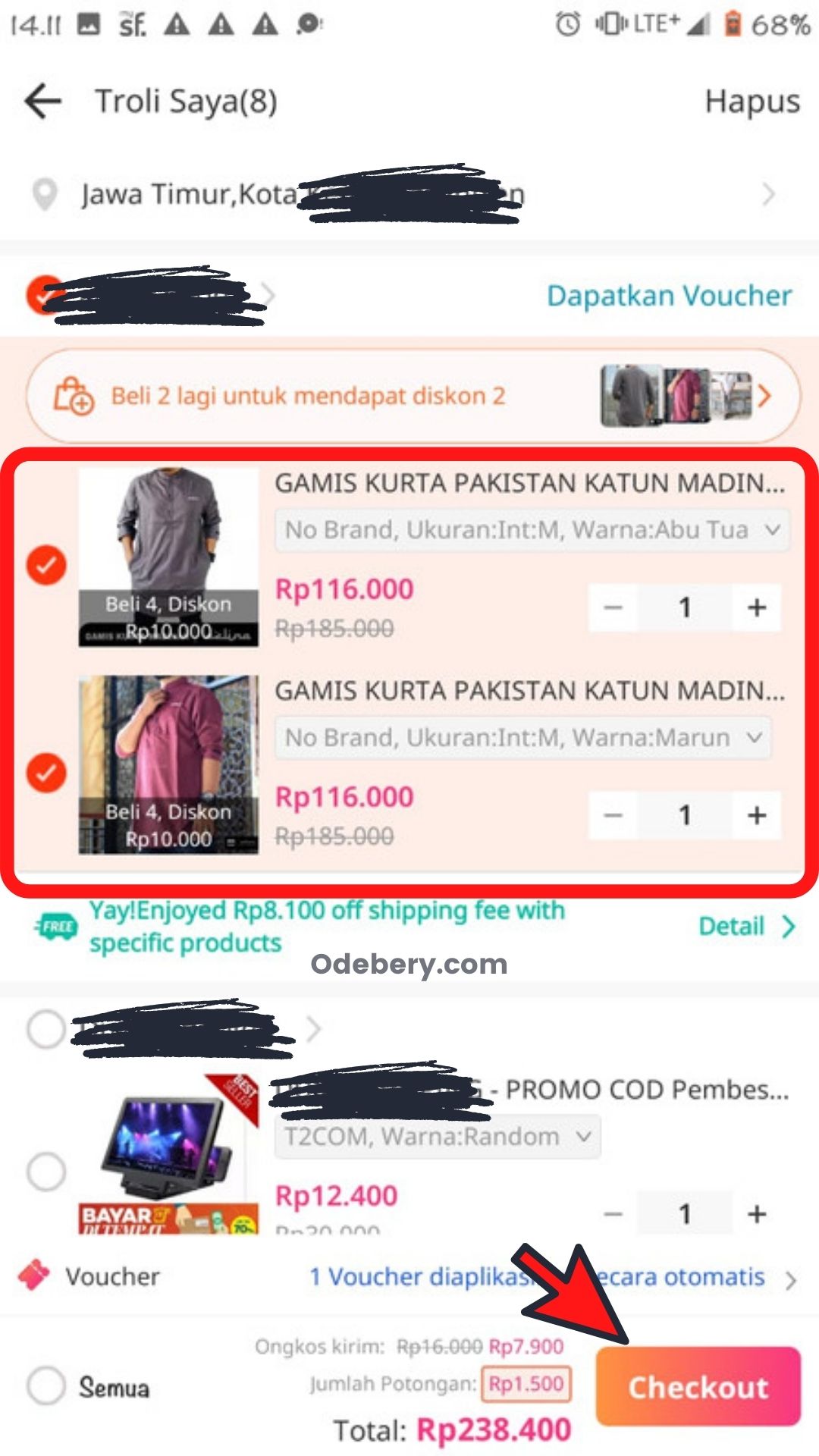Cara Memesan Barang Di Lazada Lebih Dari Satu Beda Warna Ukuran Odebery Com