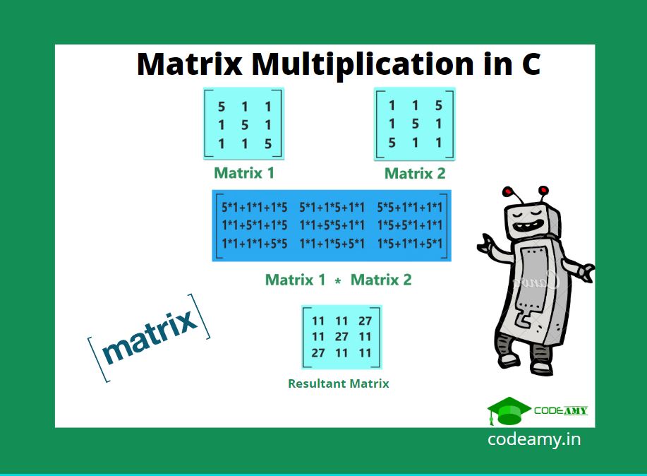 matrix multiplication in C