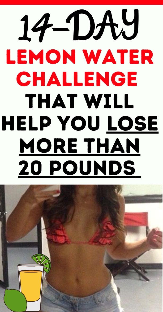 Here’s A 14Day Lemon Water Challenge That Will Help You Lose Weight