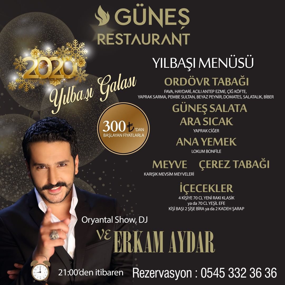 ANTALYA YILBAŞI PROGRAMLARI 2020 MENÜ FİYATLARI Ne Kadara Yenir?