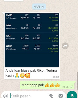 Portofolio Rikopedia dan testimoni member