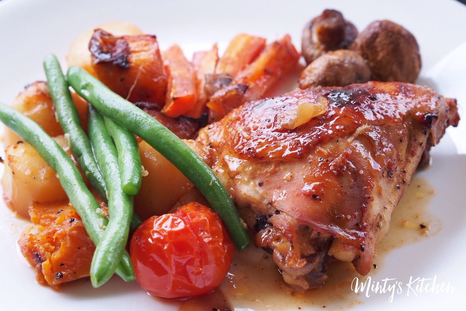 Minty's Kitchen Roast HoneySoy Chicken