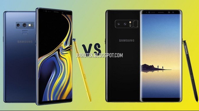 compare galaxy note 9 vs galaxy note 8