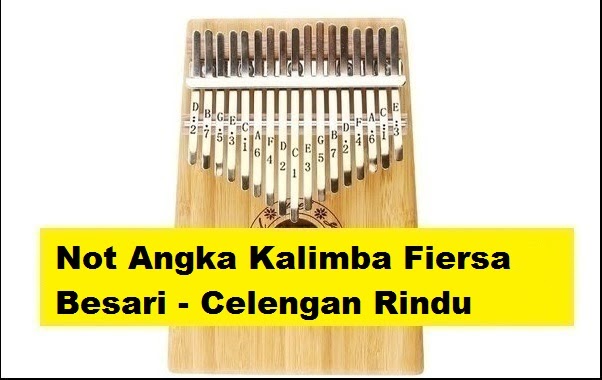 Not Angka Kalimba Fiersa Besari Celengan Rindu
