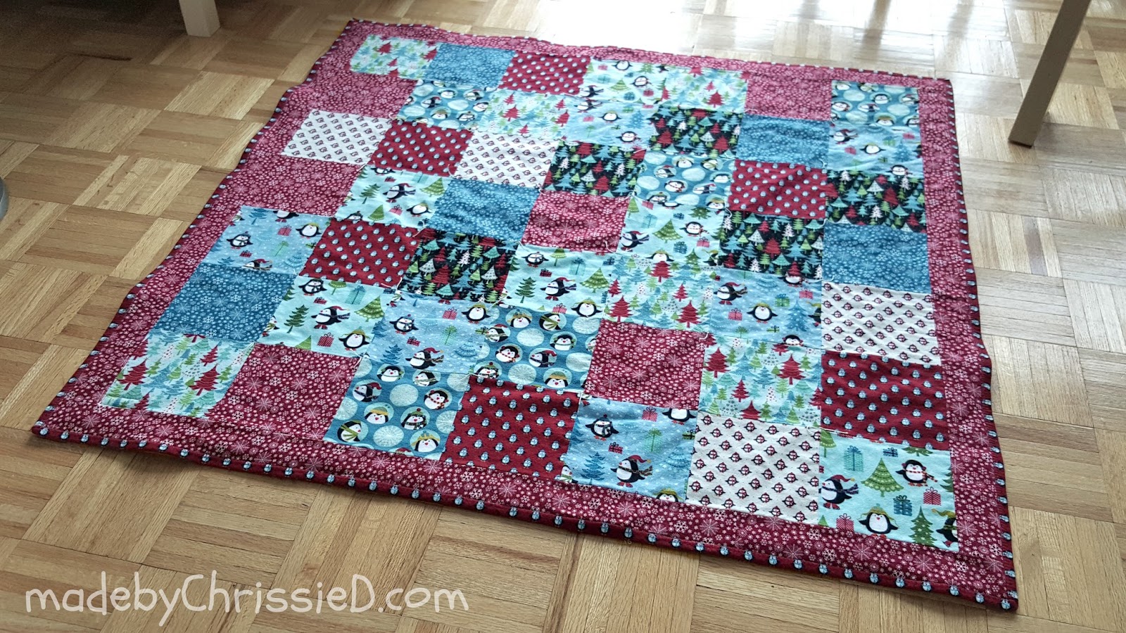 Chris Dodsley mbCD Hand Tied Snuggle Quilt Pattern [Tutorial]
