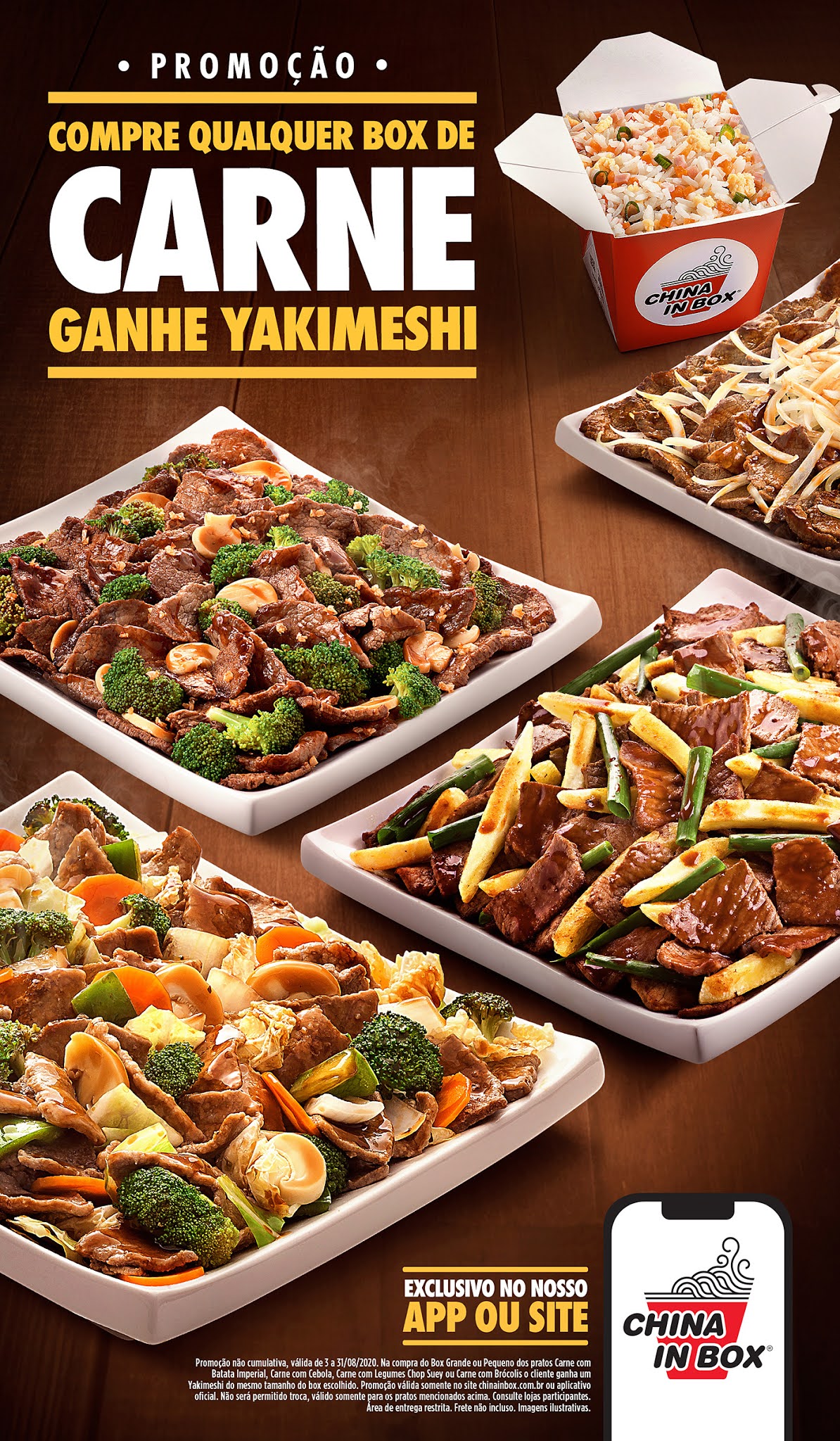 Promoção China in Box destaca pratos com carne bovina Promoção China in Box destaca pratos com carne bovina