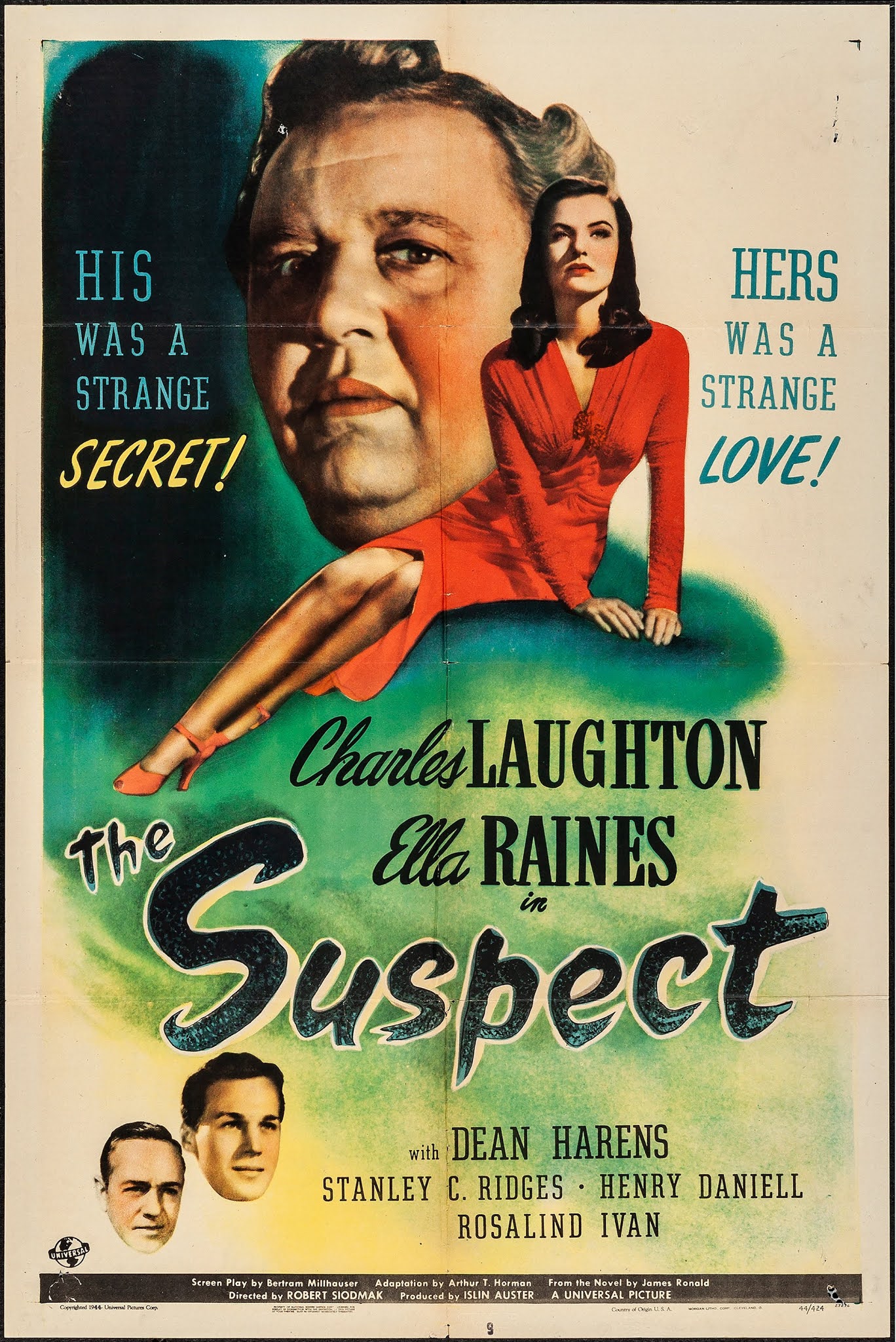 Film Noir THE SUSPECT (1944)