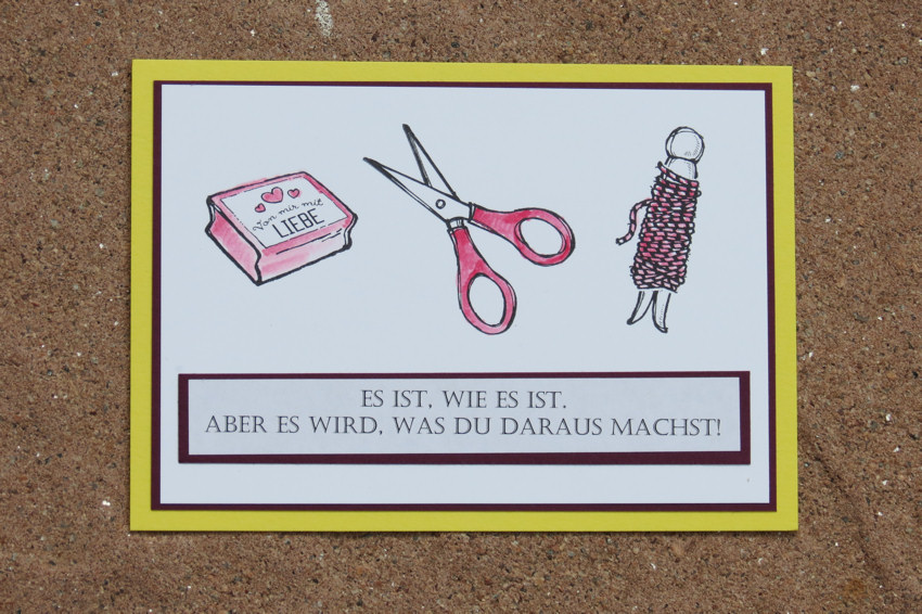 Karten mit aufmunternden Sprüchen Teil 5