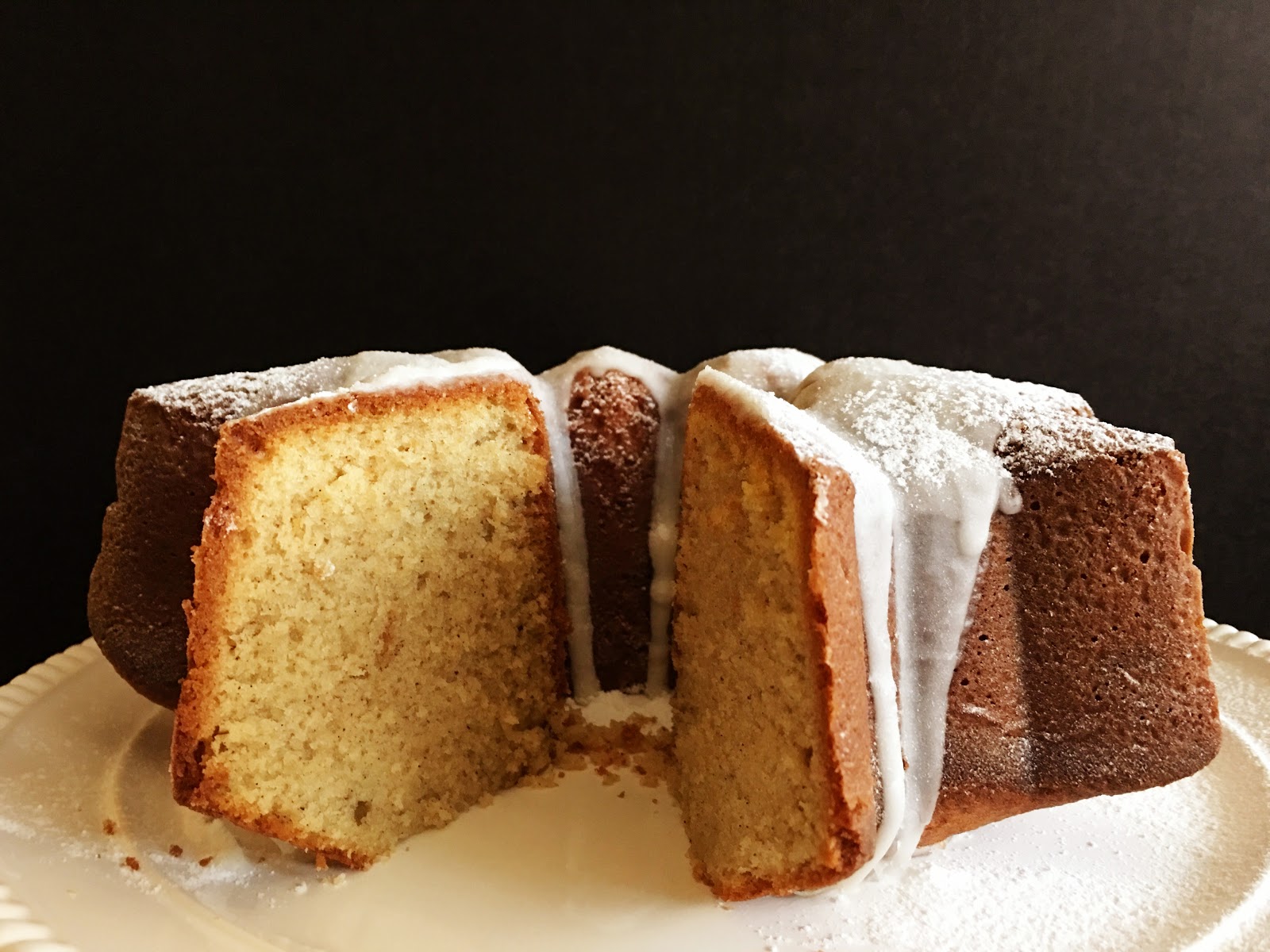 Fueling with Flavour Eggnog Bundt Cake with Rum Glaze