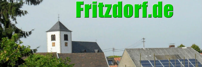 Neuigkeiten aus Fritzdorf, einem Dorf in Wachtberg, nahe der Bundesstadt Bonn