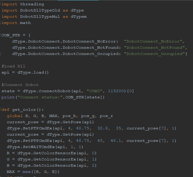 Computer Programming for Robotics: Dobot 1