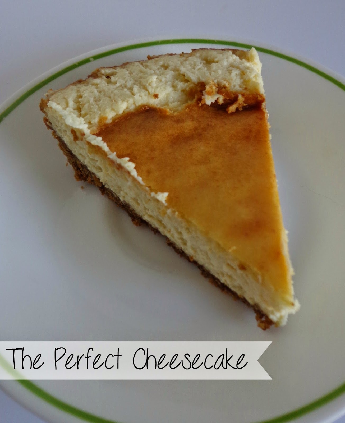The Colbert Clan: The Perfect Cheesecake