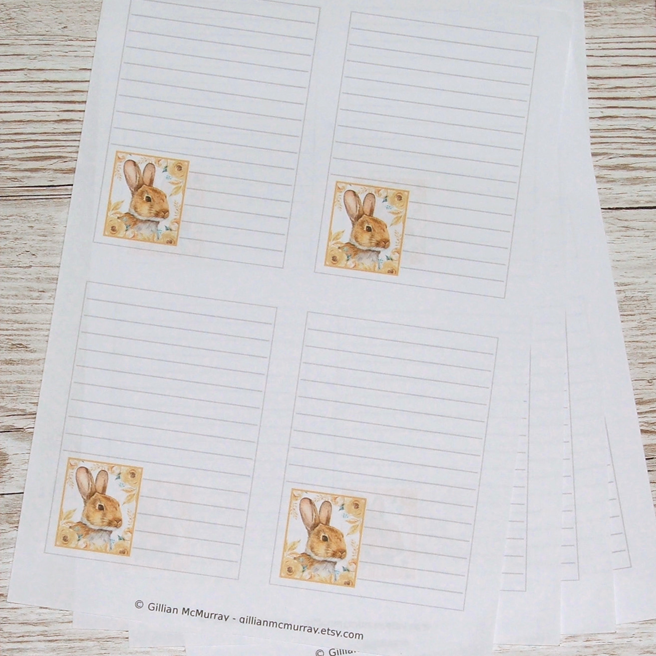 Gillian McMurray Artist & Craftsperson How to make a glued notepad