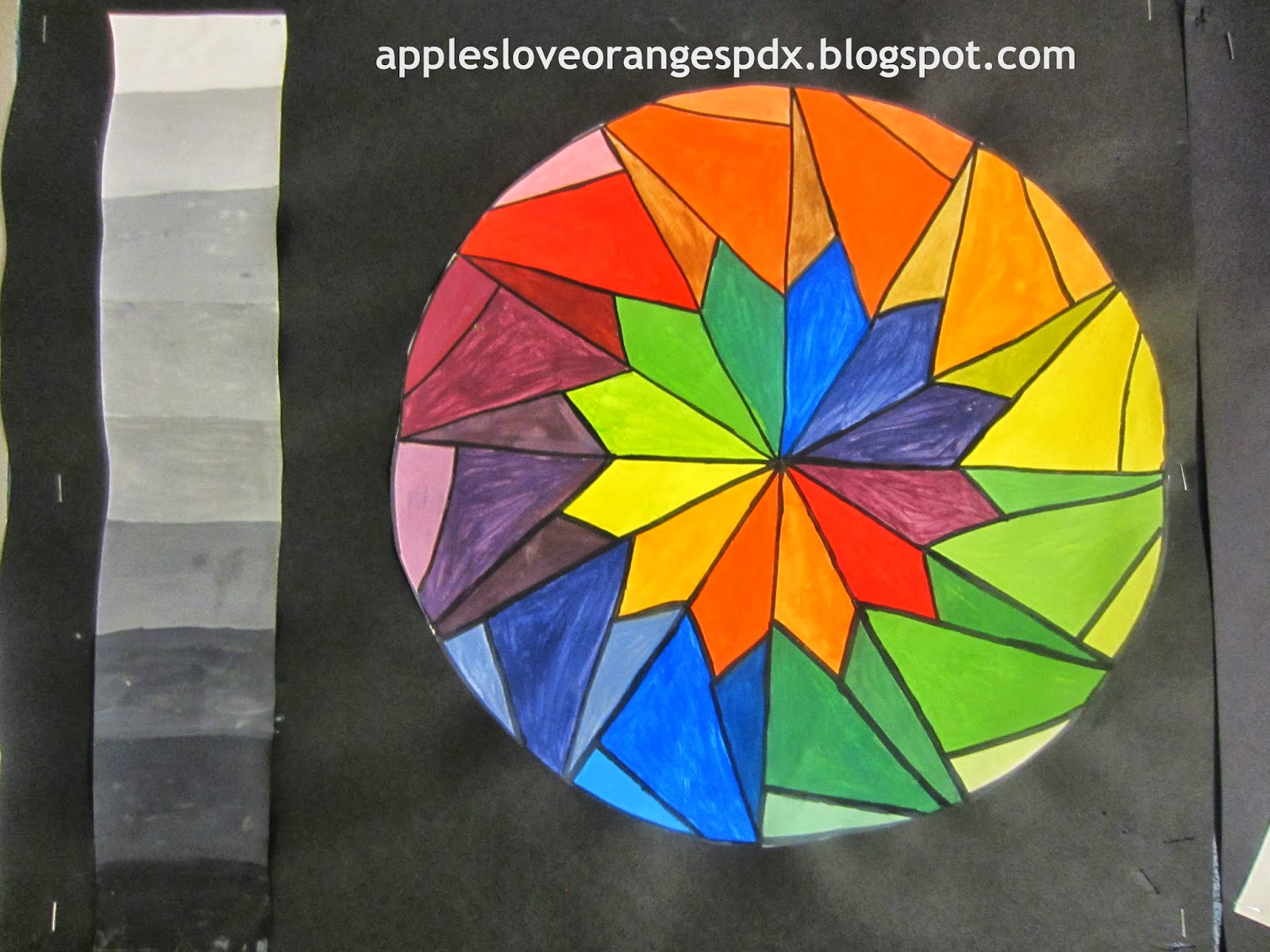 Mrs. Art Teacher!: complex color wheels and guitars