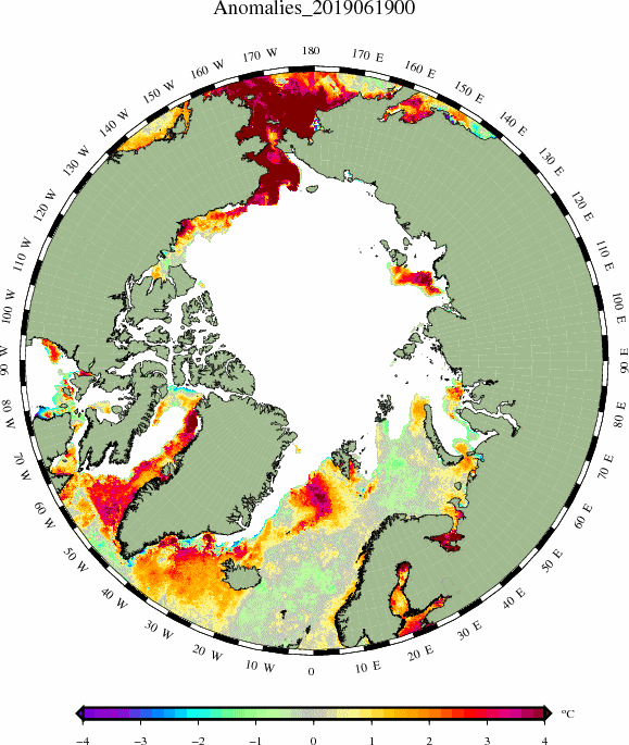 Arktyczny Lod Czerwca 2019