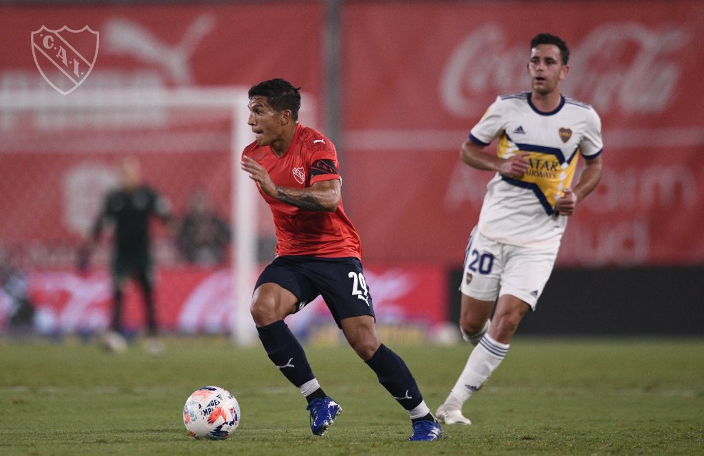 Perrito Romero jugando contra Boca