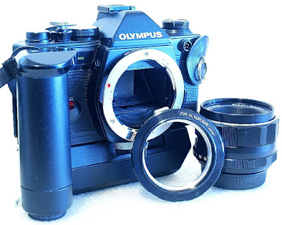 Olympus OM-2S, Reverse Ring Adapter, Super Takumar 55mm F1.8