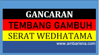 Gancaran Tembang Gambuh Serat Wedhatama