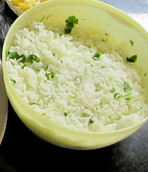 rice recipe masoori sona burrito vegetarian bowl lime tsp cilantro chopped zest stalks adjust juice taste salt