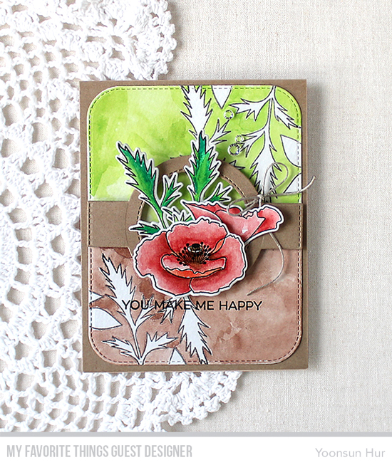 Handmade card by Yoonsun Hur featuring products from My Favorite Things #mftstamps