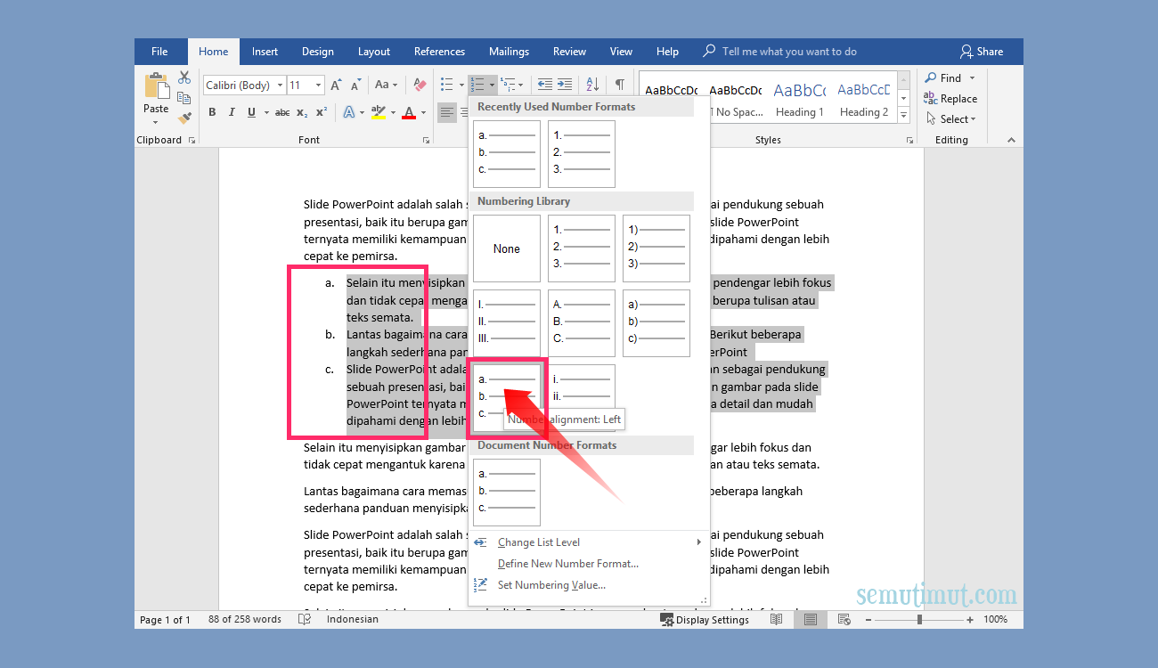 Cara Membuat Angka Romawi di Microsoft Word Lengkap ...