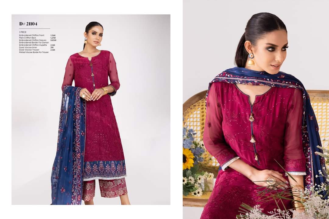 Buy Online Edenrobe Soul Collection 2022 Chanderi Embroidered