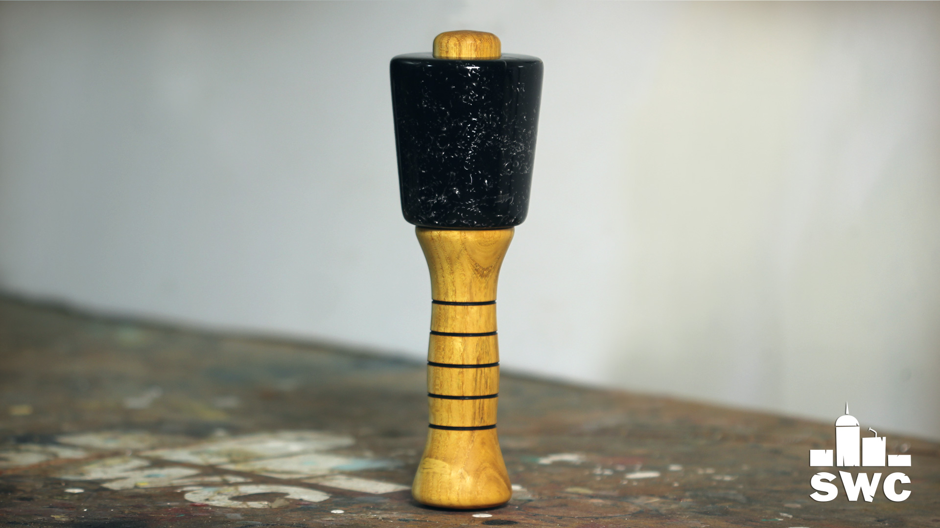 scrap wood city How to make a mallet out of aluminium, epoxy resin and mulberry wood