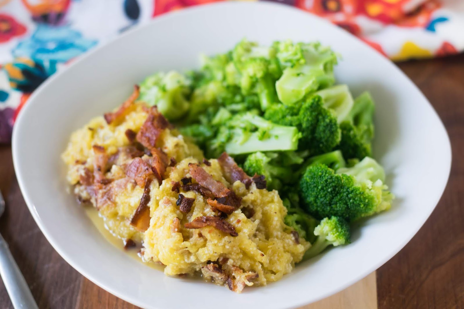 Low Carb Spaghetti Squash Carbonara Recipe The Kitchen Wife