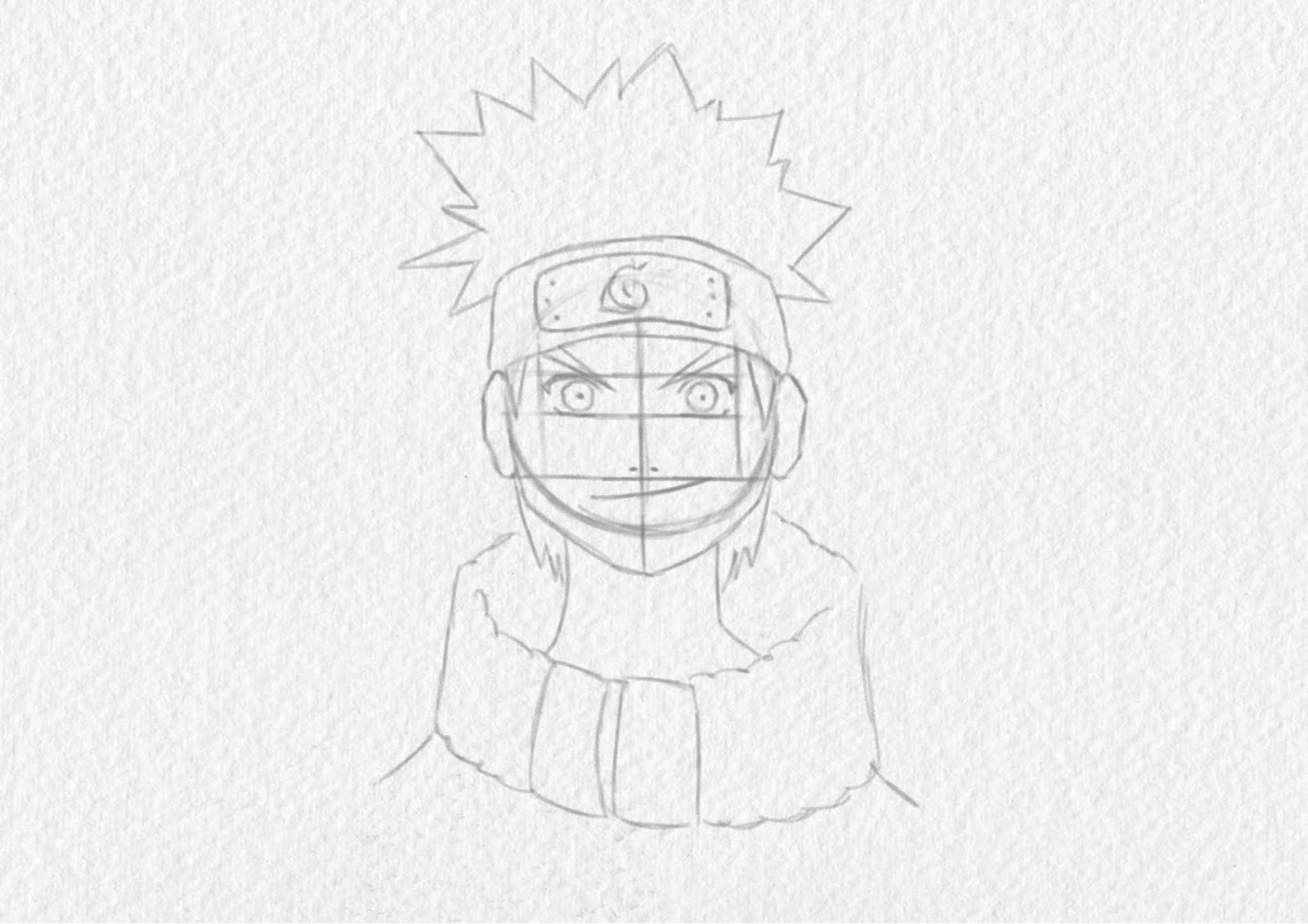 Tutorial: como desenhar o Naruto passo a passo