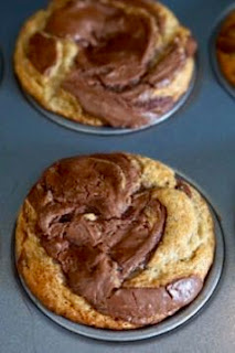 Savory Sweet and Satisfying: Banana Muffins with Nutella Swirl