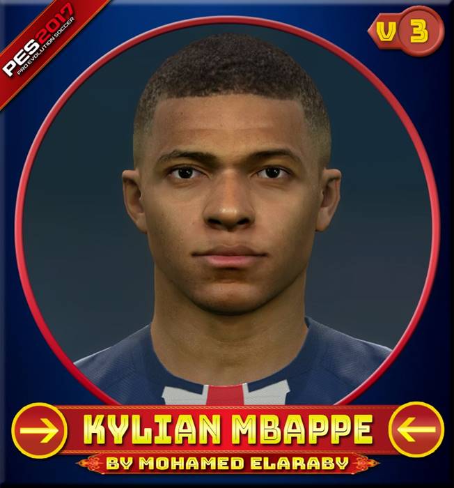 Kylian Mbappé New Face (PSG) - PES 2017 - PATCH PES | New Patch Pro