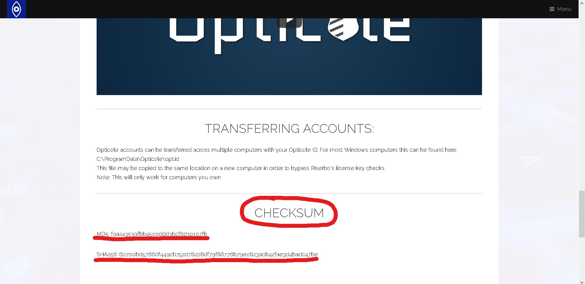 checksum file checksum file