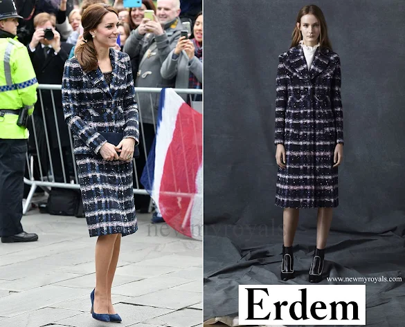 Kate Middleton wore Erdem Coat - Resort 2016