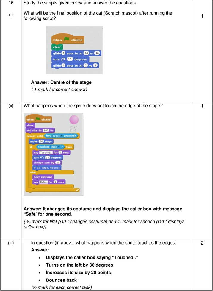 Solutions to CBSE Computer Applications Sample Paper 2020 Class 10th