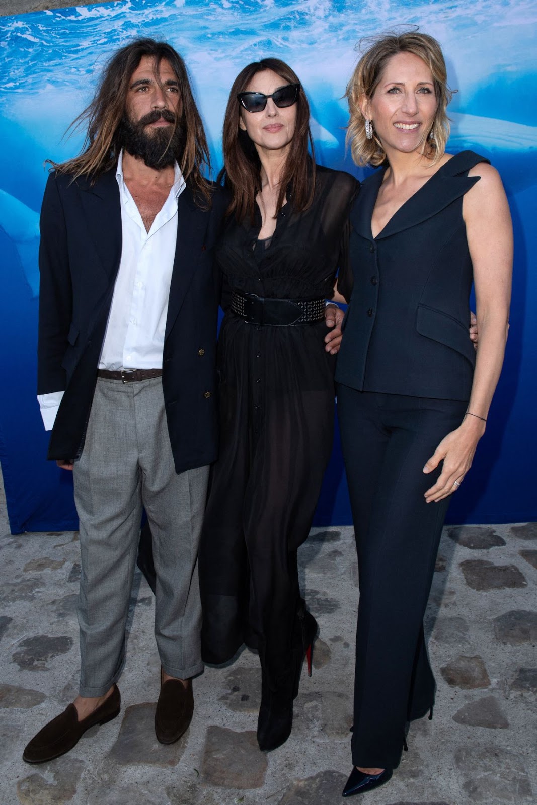 Monica Bellucci and Nicolas Lefebvre at Maud Fontenoy Foundation Gala