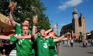 Irish fans sing Home & Away - the best football song ever?