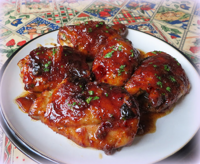 Sticky BBQ Chicken Thighs The English Kitchen