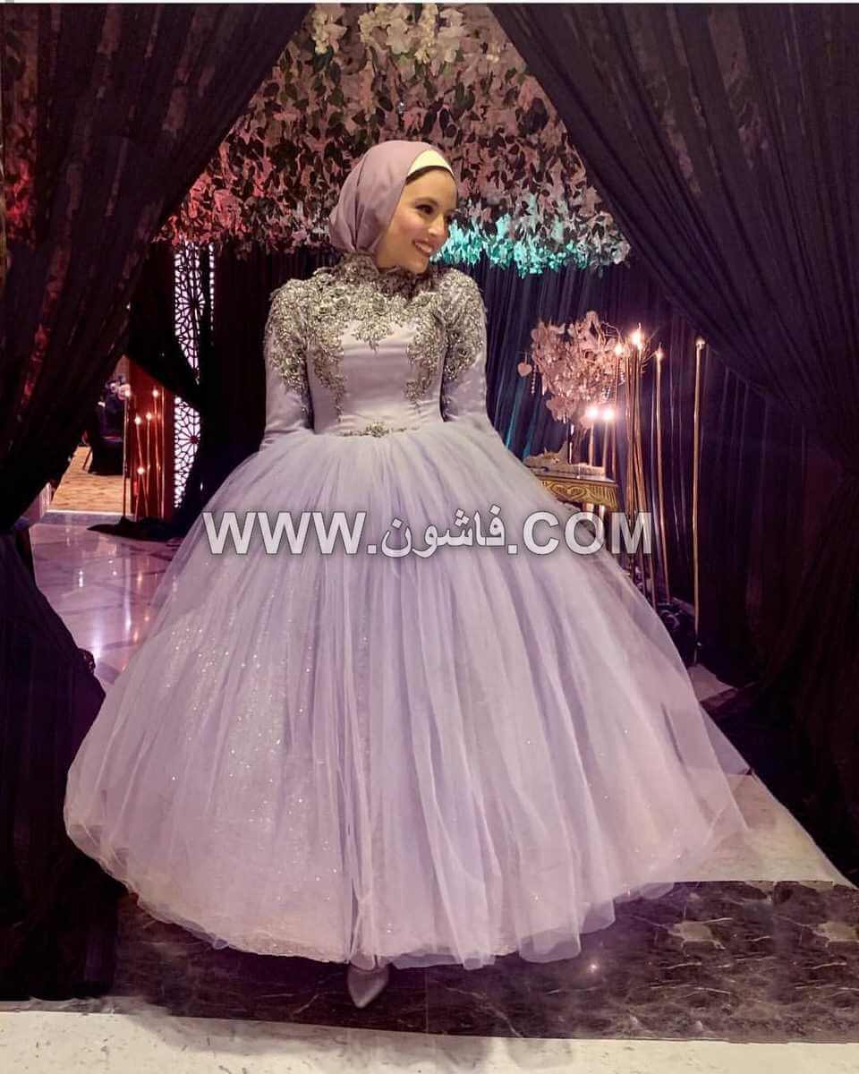 فساتين سواريه للمحجبات فساتين سهرة 2019 Hijab soiree Dresses 2019