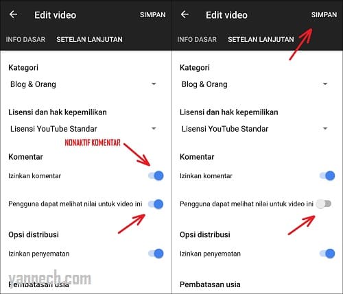 Cara Sembunyikan Jumlah Like dan Dislike Video Youtube di Android