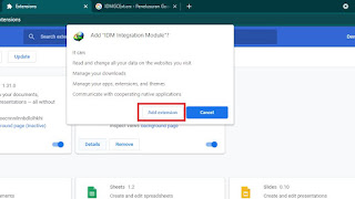 Cara Menghubungkan IDM di Google Chrome windows 10