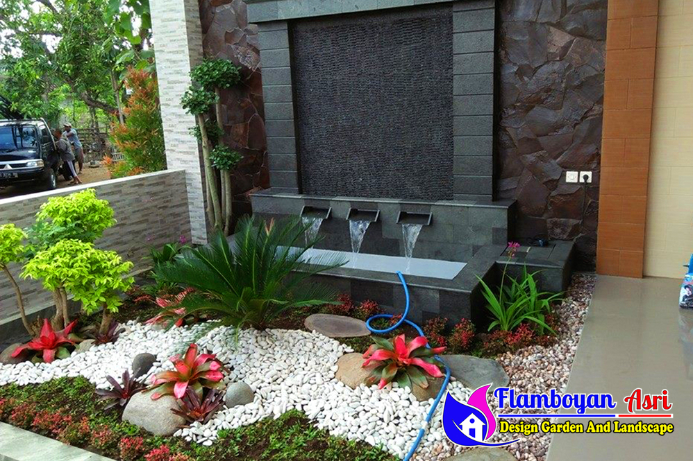20 Gambar Taman Air Terjun Minimalis - TUKANG TAMAN SURABAYA