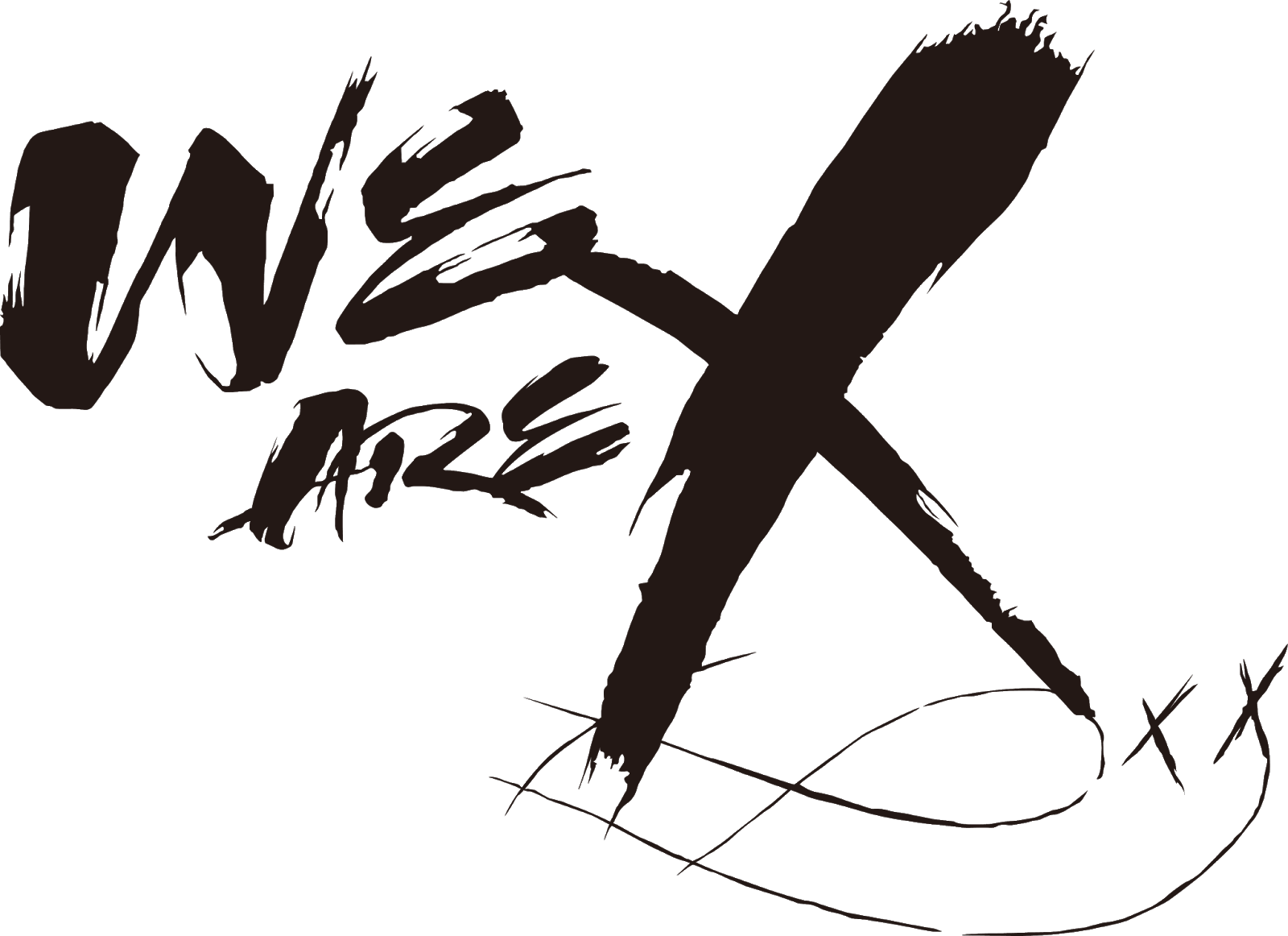 Logodol 全てが高画質 背景透過なアーティストのロゴをお届けするブログ 細部の再現までこだわった We Are X の高画質背景透過ロゴ