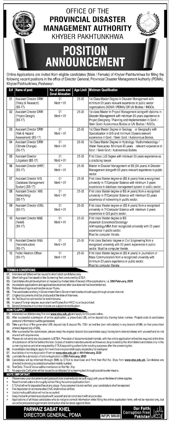 Latest Jobs In Kpk