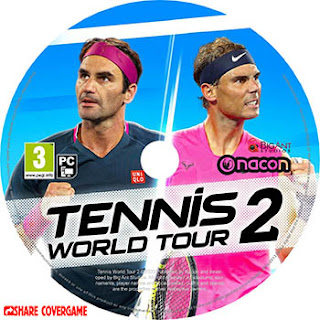 Tennis World Tour 2 disc label