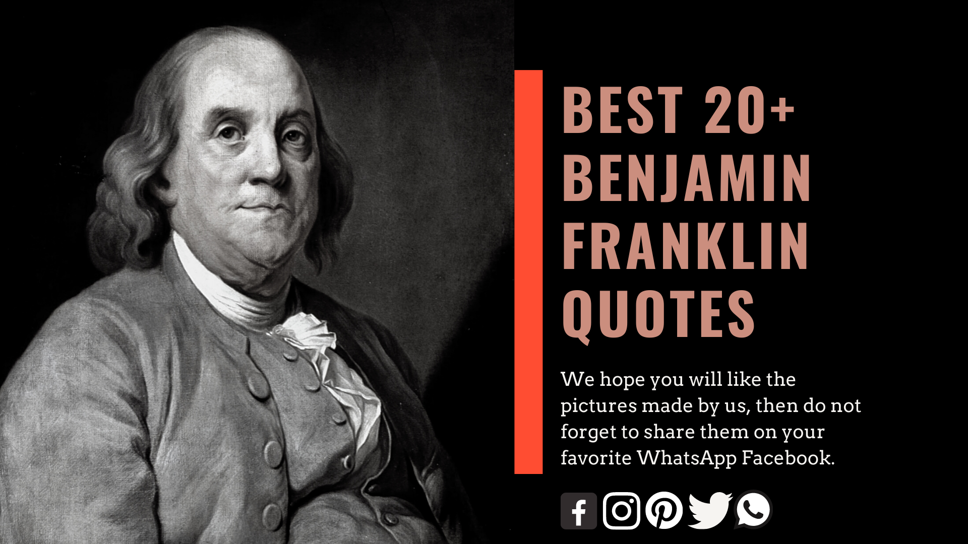 Benjamin Franklin Quotes, Best 20+ Inspirational Quotes Benjamin Franklin Quotes, Best 20+ Inspirational Quotes