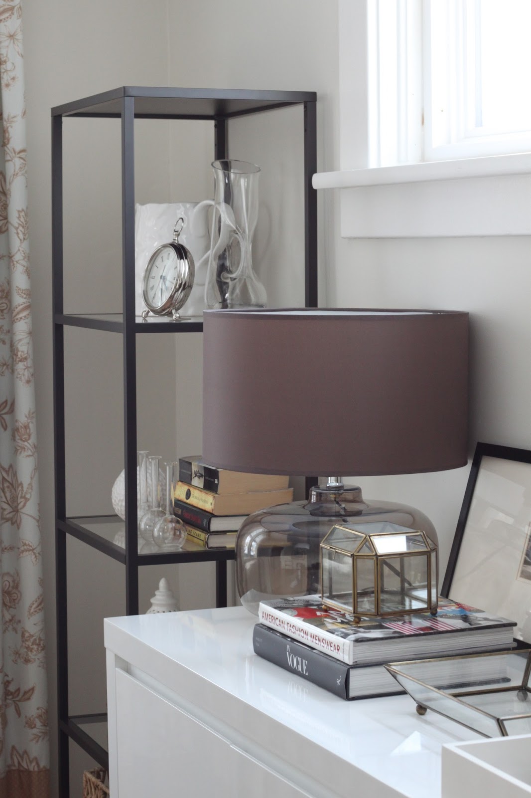 modern jane: Dining Room Vittsjo Shelves.