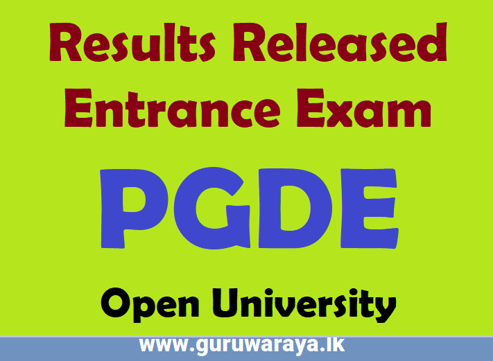 PGDE 2021/22 Entrance Exam Results Released - Open University