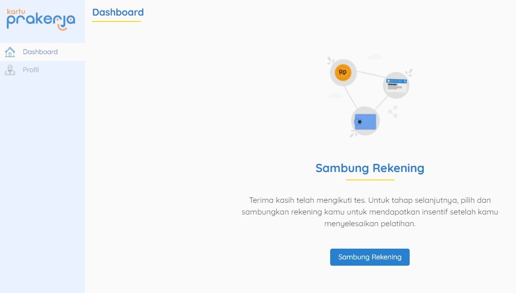 Cara Menyambungkan Kartu Prakerja