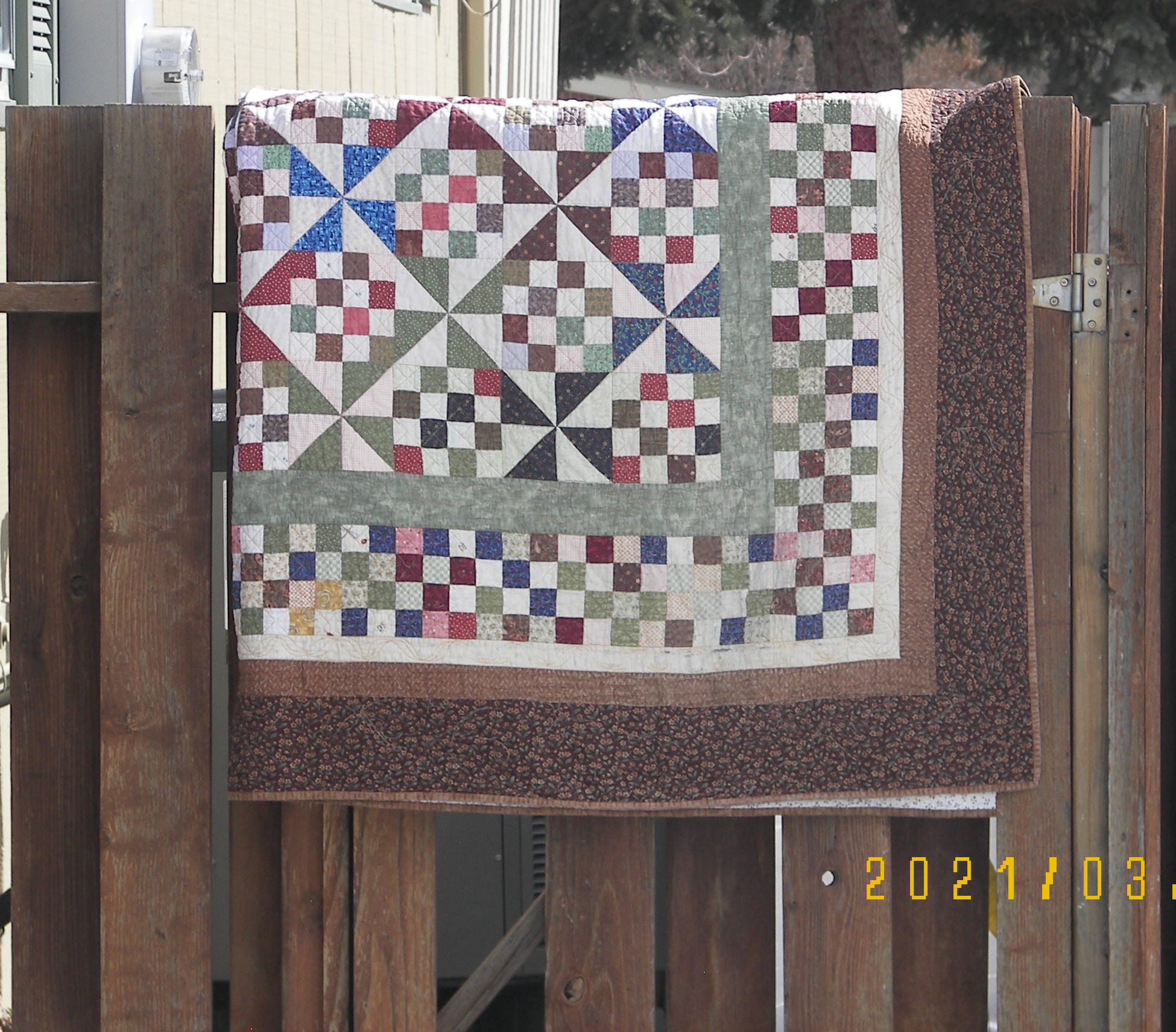 Elaine Adair Pieces National Quilting Day, 2021